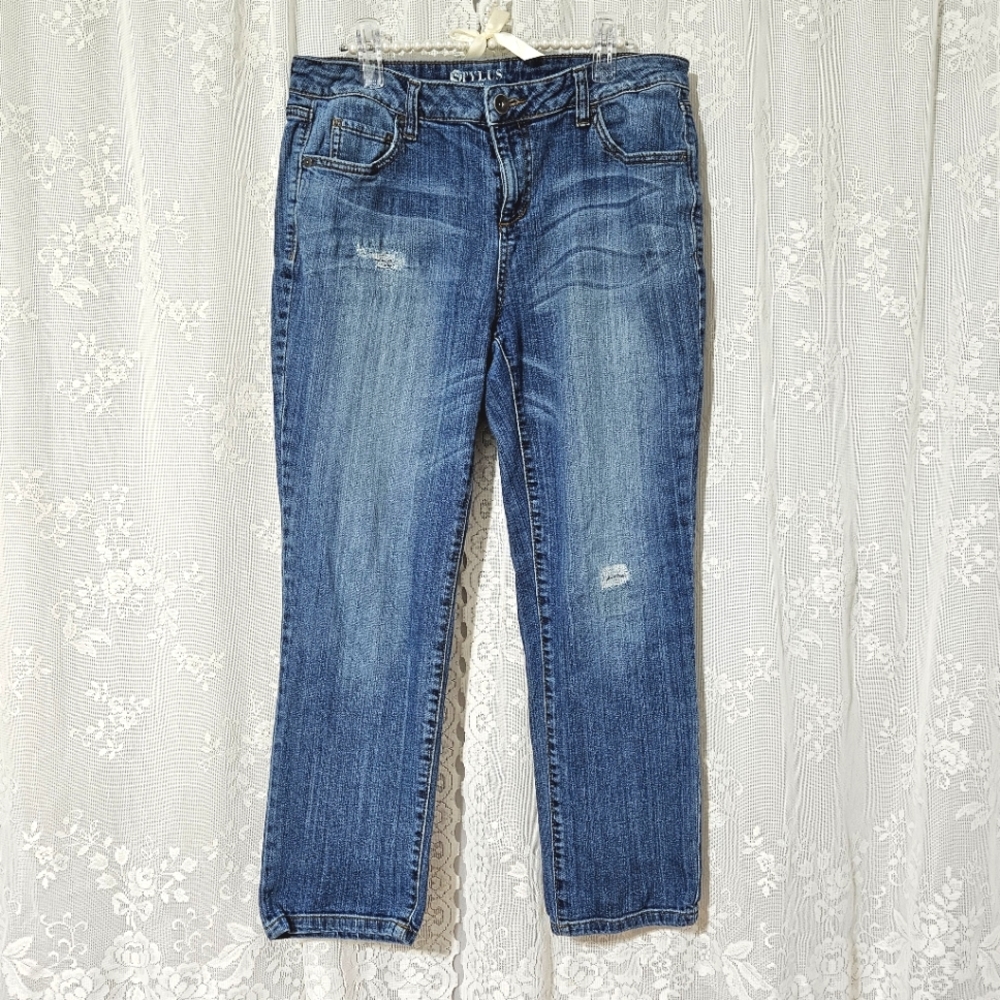 Stylus - Vintage Boyfriend Fit Crop Jeans